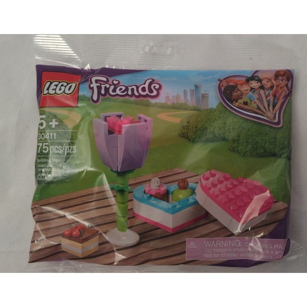 LEGO Polybags: Chocolate Box & Flower (30411)-VALENTINE'S DAY!